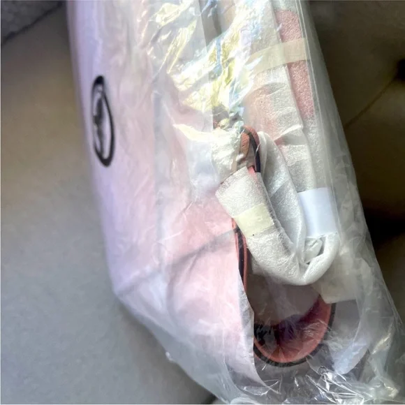 Michael Kors Saffiano Leather LX Tote Jet Set Series NWT Primrose Pink . - Picture 10 of 11